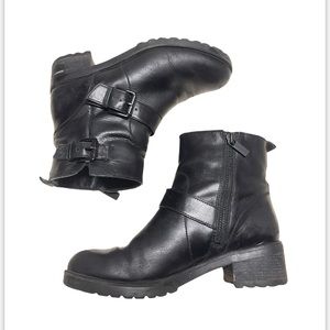 Michael Kors Biker Leather Boots size 6.5